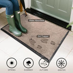 Mibao Dirt Trapper Door Mat for Indoor Outdoor, Waterproof All-Season, - Image 3