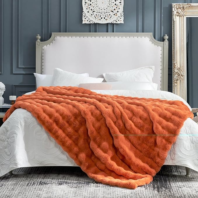 Cozy Bliss Faux Fur Throw Blanket - Image 2