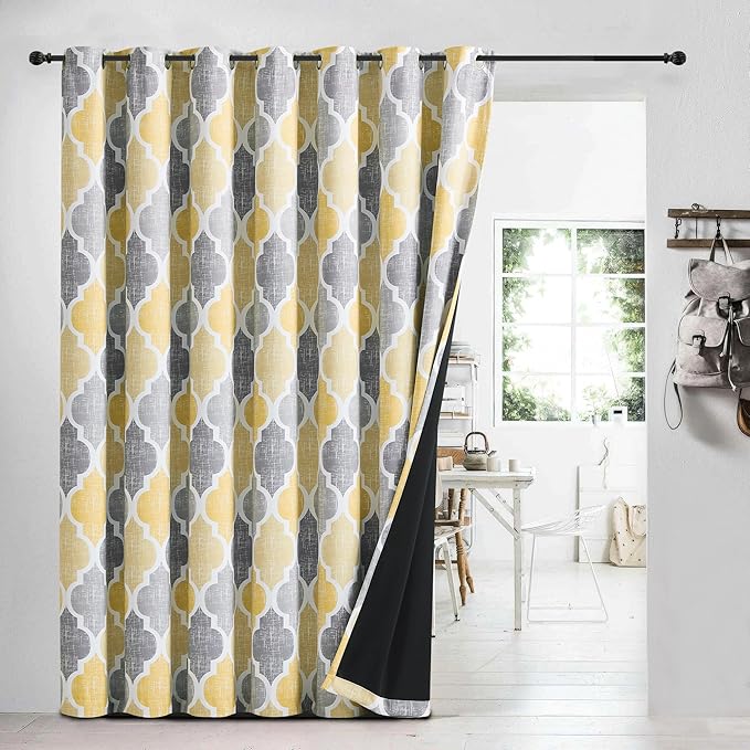 Beauoop 100% Blackout Curtains 96 Inches Long by Beauoop