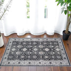 Washable 2x3 Entryway Area Rug: Vintage Soft Thin Door Mat - Image 7
