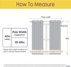 NICETOWN Blackout Draperies Curtains, All Season Thermal Insulated Solid - Image 5