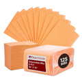 Practicon 125 Pack Orange Disposable Dental Bibs, 3 Ply Waterproof