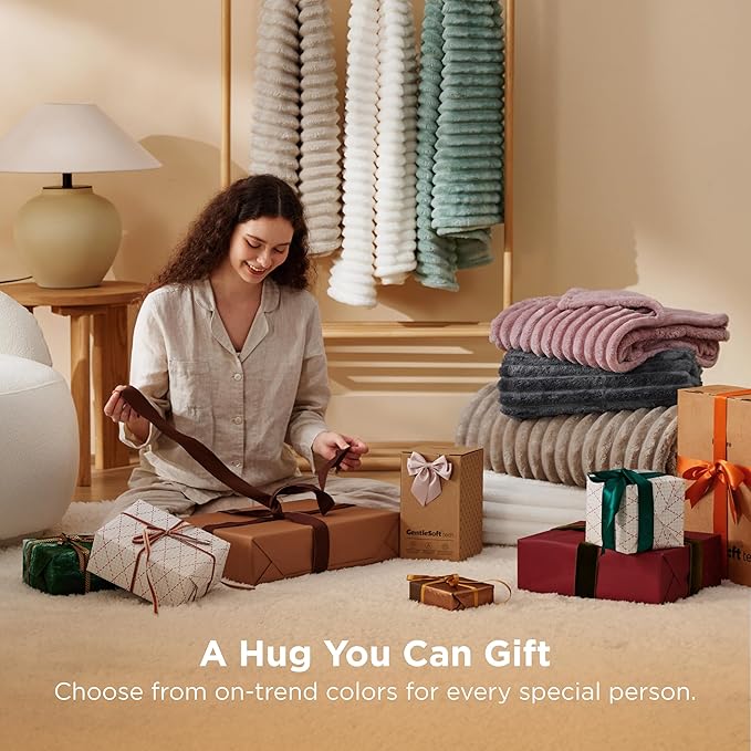 Bedsure GentleSoft White Throw Blanket - Image 5
