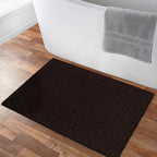 Luul Home Non Slip Brown Solid Rubber Back Thin Door Mat for Entryway 2x3 for Kitchen, Rug for Bathroom, Stain Resistant Easy Cleaning Non Shedding Carpet Brown 2 x 3