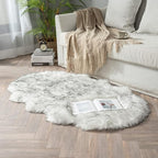 MIULEE Luxury Super Soft Fluffy Area Rug Faux Fur Sheepskin Rug Decorative - Image 2