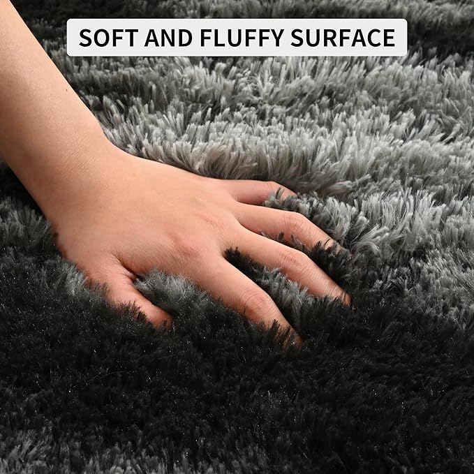Tepook Fluffy Large Rugs for Living Room, Shag Area Rug 6x9 Soft Carpet for - Image 6