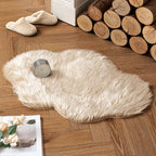 MIULEE Fluffy Rug Soft Shaggy Faux Fur Area Rug Luxury Plush Cloud Shape Carpet by MIULEE
