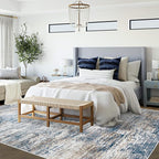 6x9 Area Rugs for Living Room, Washable Modern Abstract Large Area Rug Neutral - Image 5
