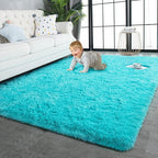 TWINNIS Super Soft Shaggy Rugs Fluffy Carpets, 4x5.9 Feet, Indoor Modern Plush by TWINNIS