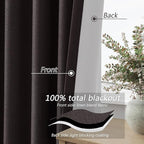 Guken 100% Blackout Curtains 84 Inch Length 2 Panels Set - Image 4