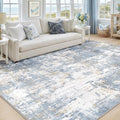 Washable Area Rugs 6'x9' Non-Slip Modern Abstract Soft by RELEANY