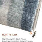 OPPODREAM Border Soft Area Rugs 6x9, Washable Blue Rug - Image 5