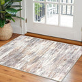 KOZYFLY Modern Abstract Small Area Rugs 2x3, Washable Kitchen Rug Non-Slip Soft by KOZYFLY