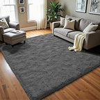 LOCHAS Ultra Soft Indoor Modern Area Rugs 6x9, Fluffy Living Room Carpets - Image 7