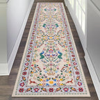 HEBE Washable Hallway Runner Rug 2'x 8' Non Slip Kitchen Rugs Runner, Low Pile by HEBE