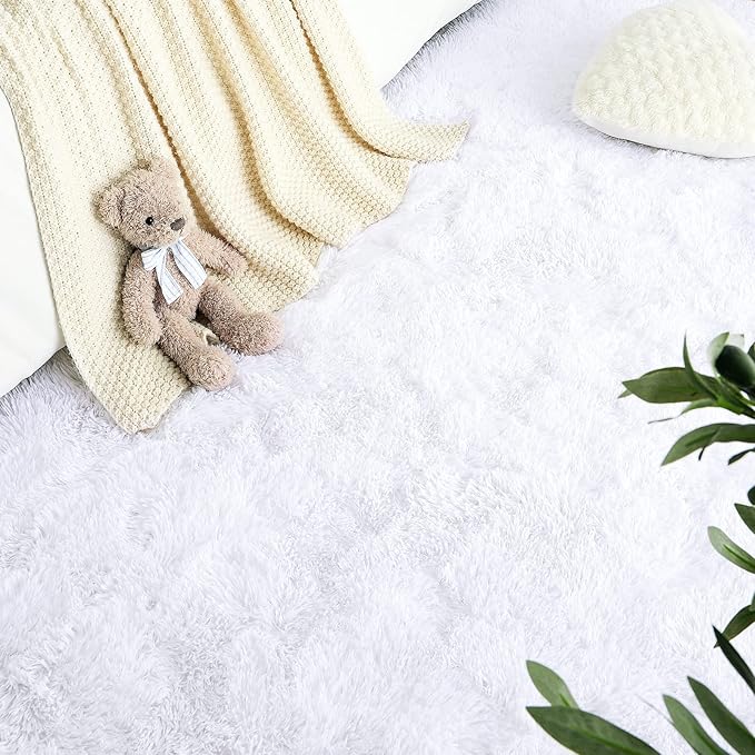 LOCHAS Ultra Soft Indoor Modern Area Rugs Fluffy Living Room Carpets - Image 5