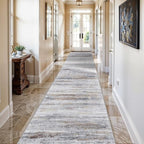 2x10 Washable Runner Rugs for Hallway: Easy-to-Clean Abstract Runners for - Image 2