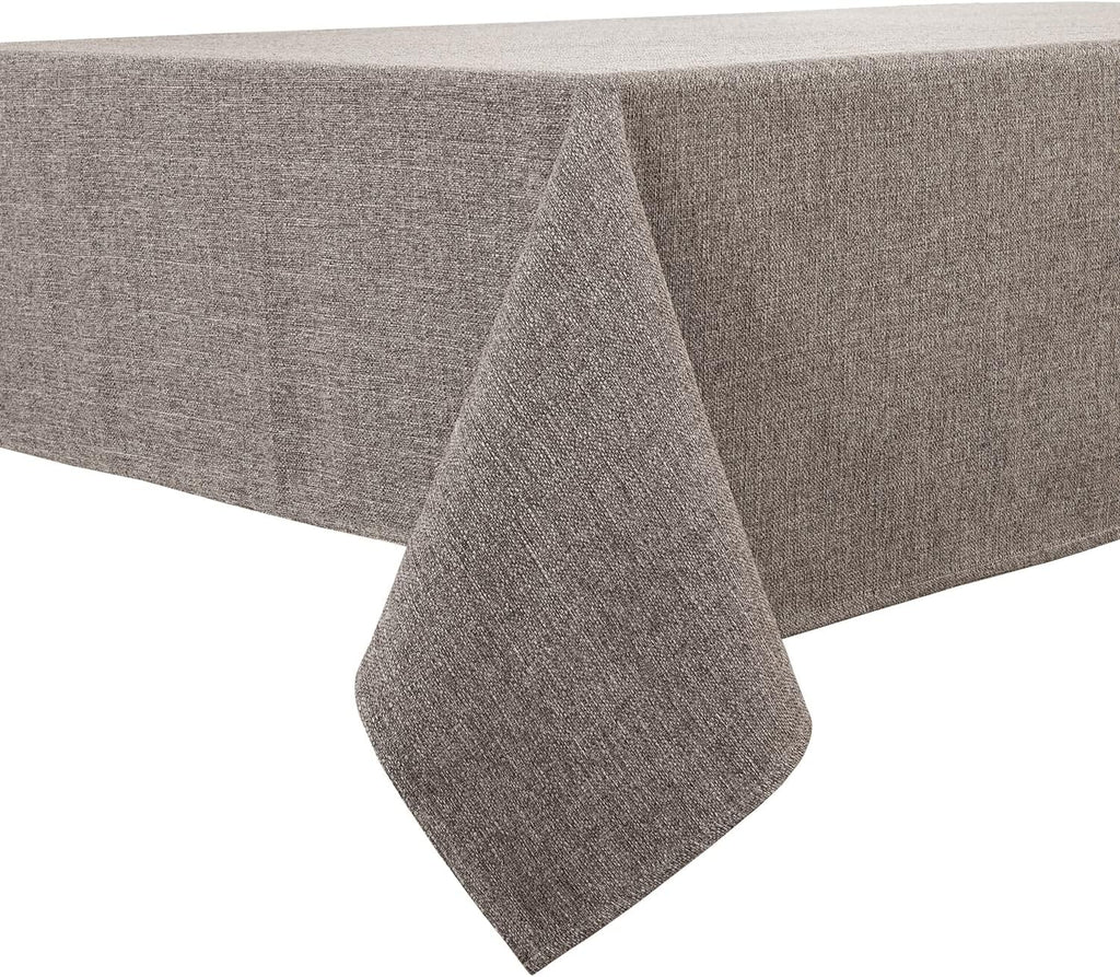 BALCONY & FALCON Rectangle Table Cloth Waterproof Gray 70"x55"