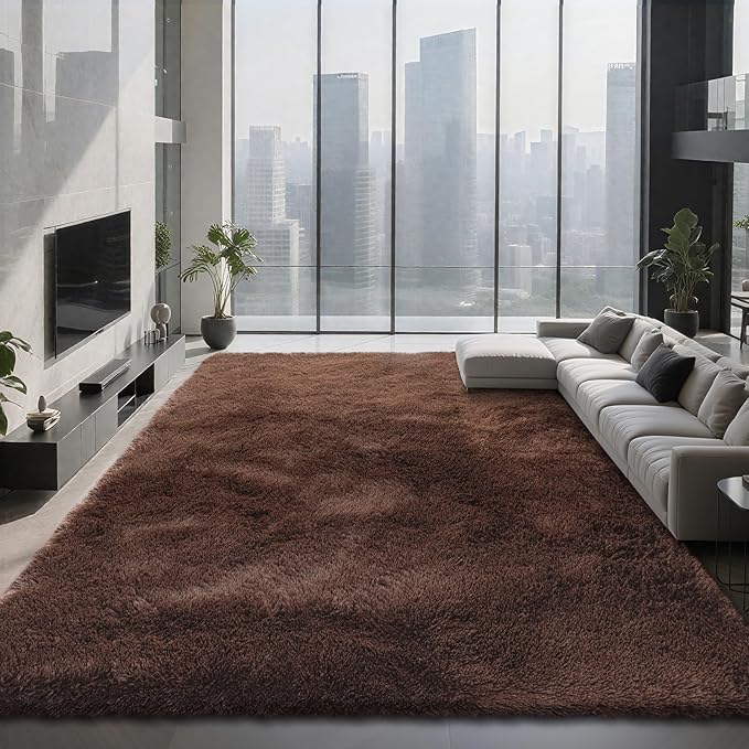 10X14 Large Area Rugs for Living Room Bedroom, Big Shag Rug for Bedroom Dorm by Boshengya