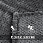 Exclusivo Mezcla Fleece Throw Blanket Extra Large, Super Soft and Warm Blankets - Image 5