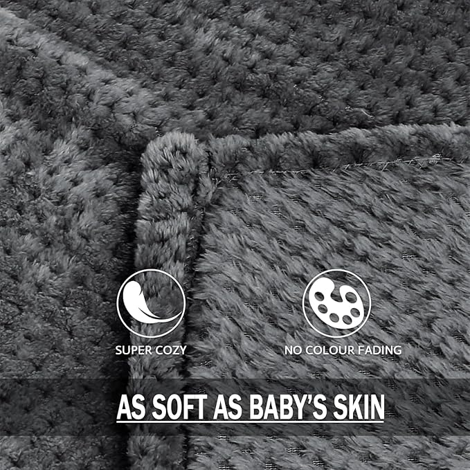 Exclusivo Mezcla Fleece Throw Blanket Extra Large, Super Soft and Warm Blankets - Image 5