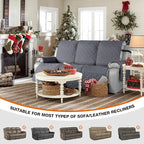 VANSOFY Waterproof Recliner Couch Covers, Sofa Covers 1-Piece Washable - Image 4
