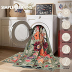Floral Rug for Entryway, Non-Slip Indoor Door Carpet Stain Resistant Boho Small - Image 5