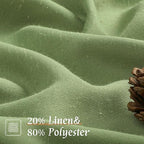 LAMIT Sage Green Linen Curtains - Image 2