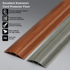 Cable Floor Cover LZEOY, 10ft Electrical Cord Cover, Wood Grey Floor Wire Cover, Soft PVC Floor Cable Covers for Cords, Electric Cord Covers for Floor for Home, Offices, Hotel, Outdoor