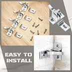 8 Pcs Silver Heavy Duty Cabinet Door Latch