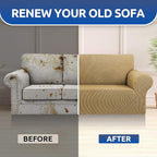 KEKUOU Stretch Sofa Cover Slipcover ，Couch Covers - Image 8