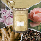 LA JOLIE MUSE Ginger & White Musk Scented Candle for Home, Soy Wax, 40 Hrs