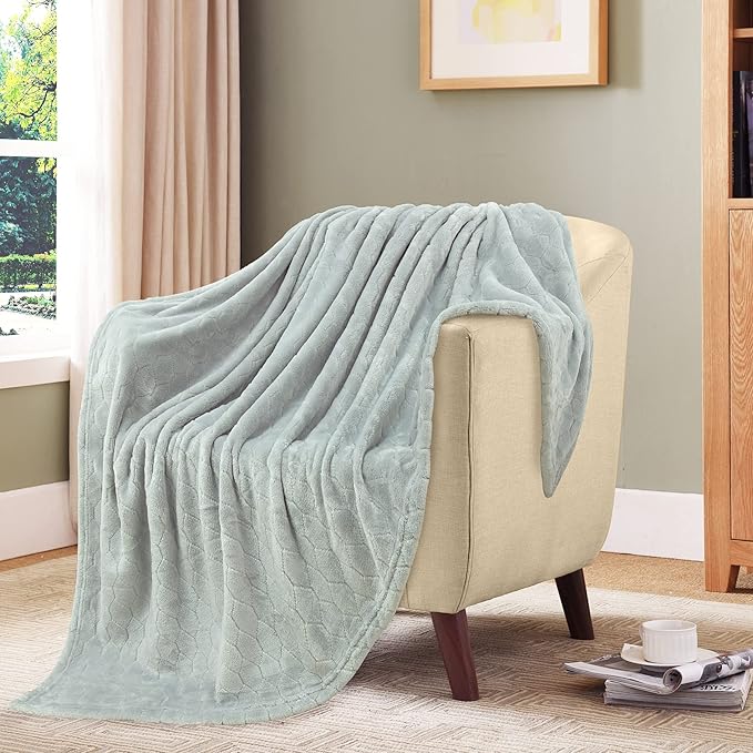 TOONOW Fleece Blanket Super Soft Cozy Throw Blanket 50" x 60", Lightweight - Image 6