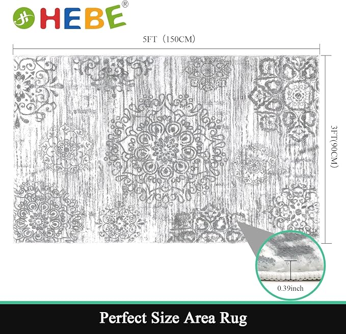 HEBE Washable Area Rug - Image 2