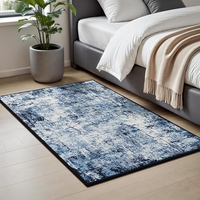 Rugflix 2x3 Entrance Rugs, Entry Rug Washable Non-Slip Stain-Resistant Low Pile - Image 2