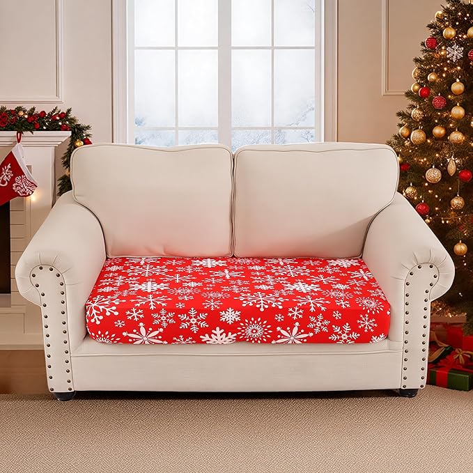 Smiry Printed Couch Cushion Covers, Stretch Soft Couch Covers - Image 5