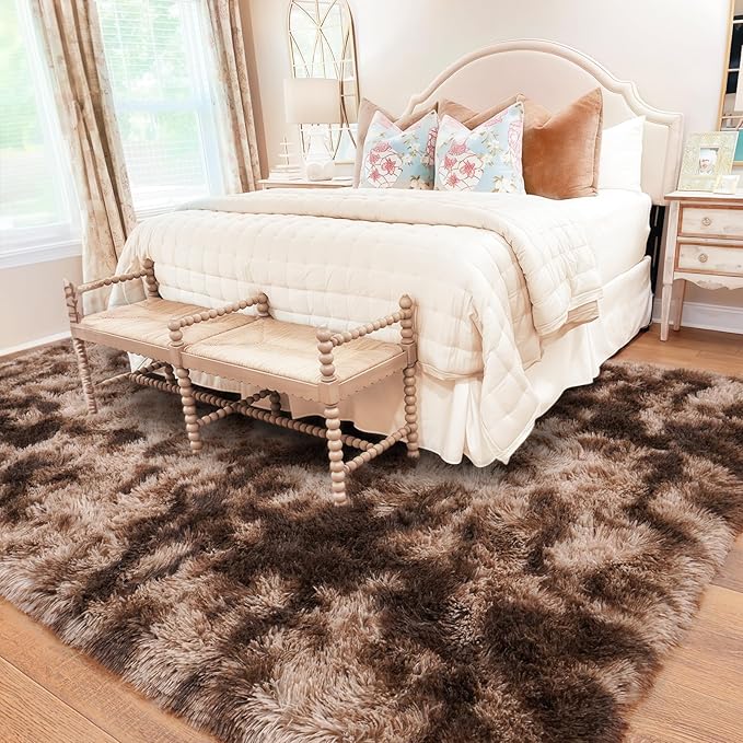 Rugs for Living Room 5x7, Soft Shaggy Modern Shag Area Rug for Bedroom - Image 3