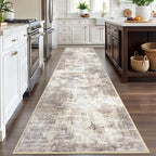 IOHOUZE Abstract Runner Rug 3x12 Ft Washable Runners - Image 2