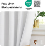 NICETOWN Farmhouse Blackout Small Curtains - Image 5