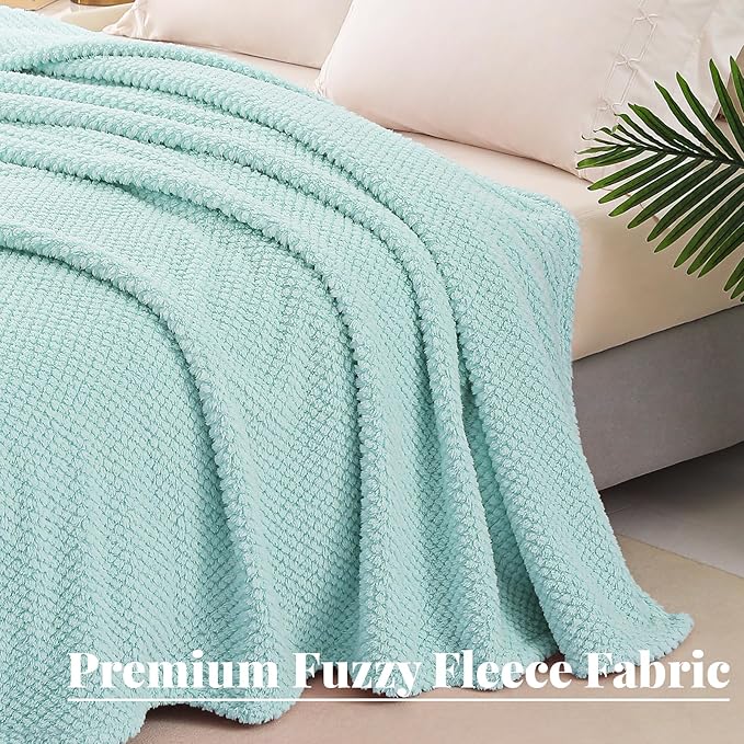 Whale Flotilla Extra Large Fuzzy Fleece Throw Blanket - Image 2