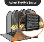 Desk File Organizer, Adjustable 5 Sections Upright Desktop File Sorter