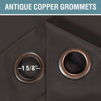 H.VERSAILTEX Brown Blackout Curtains - Image 8