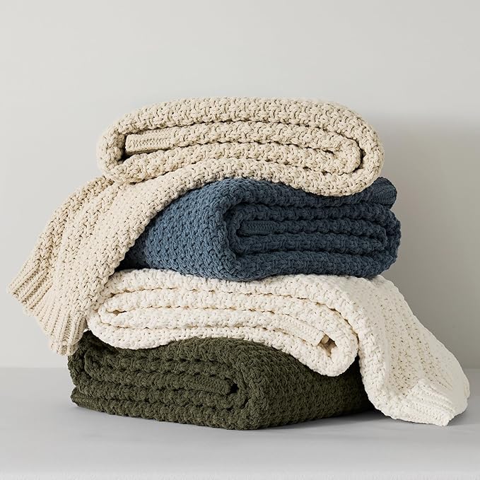 EVERGRACEHOME Chunky Chenille Knit Throw Blanket - Image 7