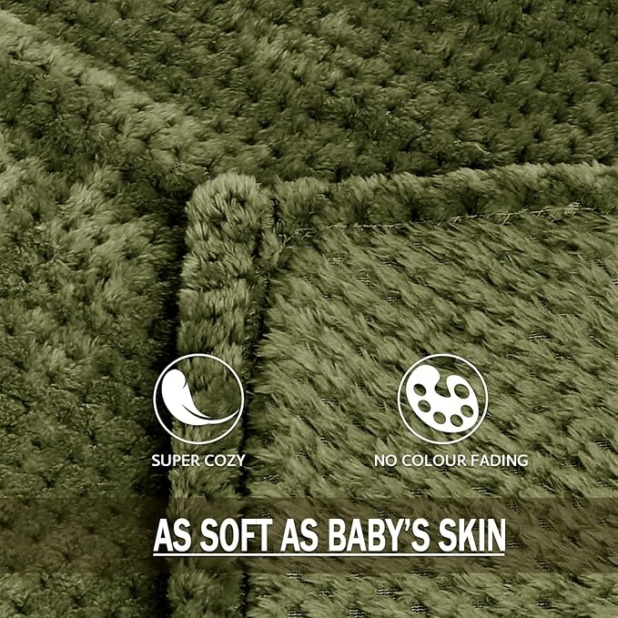 Exclusivo Mezcla Fleece Bed Blanket King Size, Super Soft and Warm Blankets - Image 8