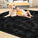 Tepook Super Soft Fluffy Rug for Bedroom, Modern Shaggy Fuzzy Kids Rugs for - Image 4