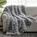Cozy Bliss Faux Fur Throw Blanket by CozyBliss