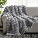 Cozy Bliss Faux Fur Throw Blanket by CozyBliss