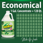 OdoBan Disinfectant Concentrate and Odor Eliminator, Made in the USA, Original Eucalyptus Scent, 2 Gallons