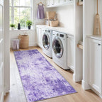 Washable Area Rugs 2'x6' Non-Slip Modern Abstract Soft - Image 3