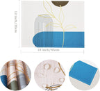 Mid Century Modern Table Placemats Set of 8 Decorative Boho Place Mats